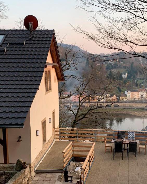 Luxusboofe - Ferienhaus Am Lilienstein 柯尼希施泰因易北 外观 照片