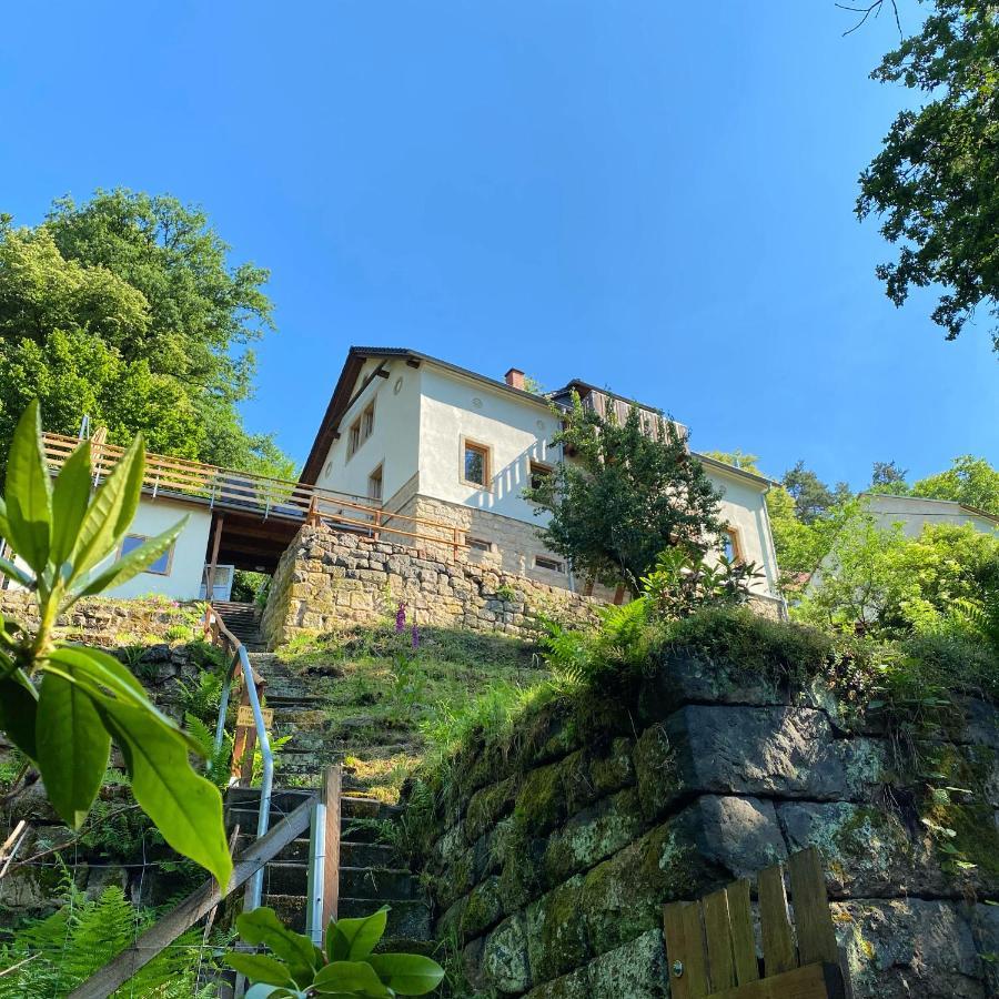 Luxusboofe - Ferienhaus Am Lilienstein 柯尼希施泰因易北 外观 照片
